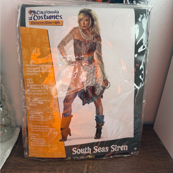 California Costumes Pirate Dress with Headscarf - Picture 1 of 7